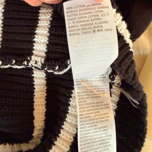 EDIKTED WOMEN BRETONS STRIPE QUARTER ZIP SWEATER NAUTICAL FISHERMANCORE PREPPY - Picture 16 of 16